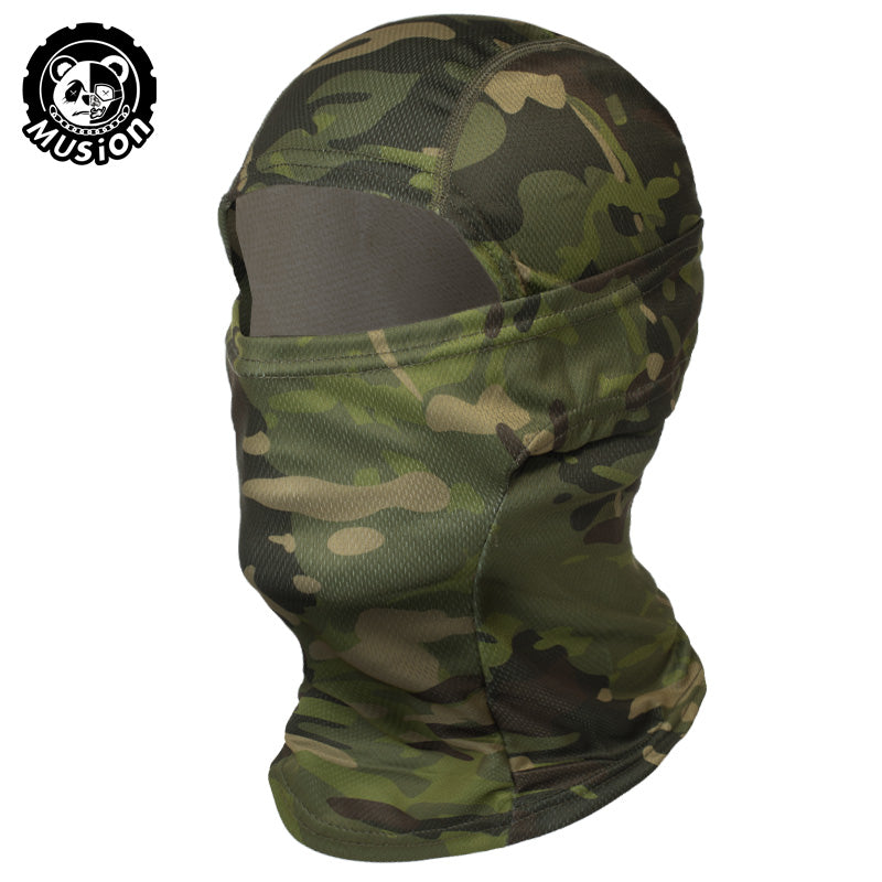 Musion Motorcycle Balaclava Sun Protection Full Face Mask Breathable Mesh Airsoft Mask Balaclava Bicycle Cycling Head Cover Under Helmet