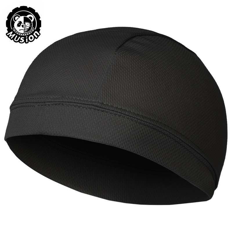 Musion Mesh Helmet Liner Absorb Sweat Skull Cap Quick Dry Running Sport Beanie for Biker