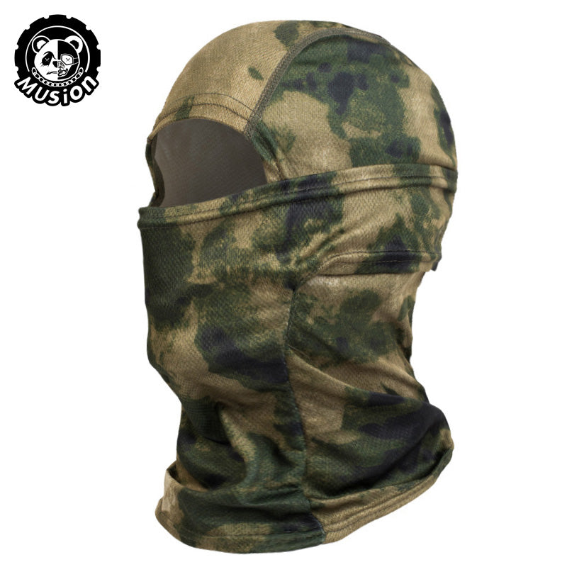 Musion Motorcycle Balaclava Sun Protection Full Face Mask Breathable Mesh Airsoft Mask Balaclava Bicycle Cycling Head Cover Under Helmet