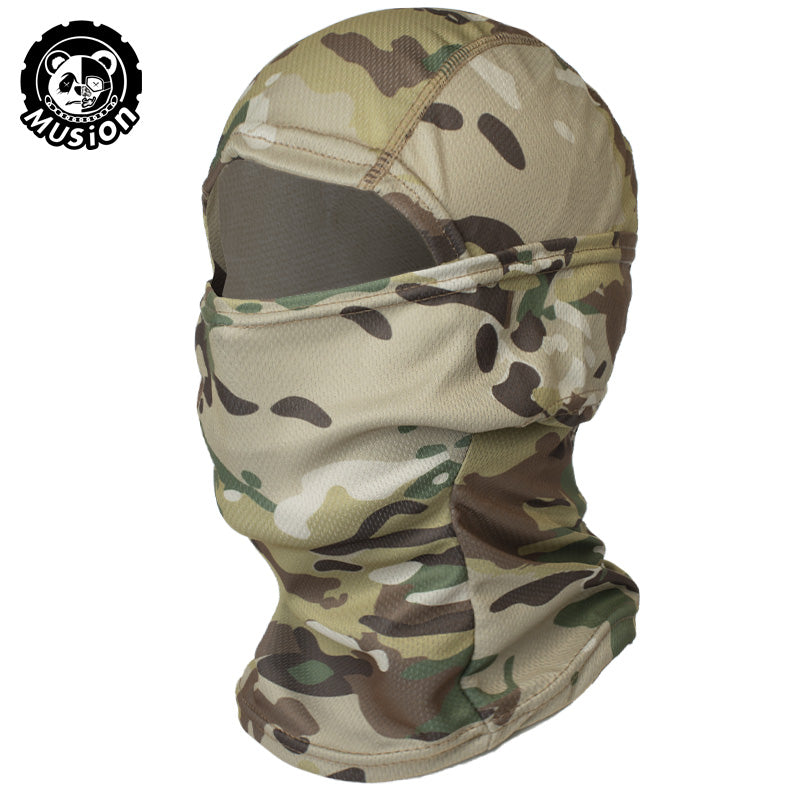 Musion Motorcycle Balaclava Sun Protection Full Face Mask Breathable Mesh Airsoft Mask Balaclava Bicycle Cycling Head Cover Under Helmet